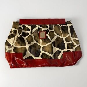 Miche Lexi Prima Handbag Interchangeable Bag Shell Red Brown Giraffe